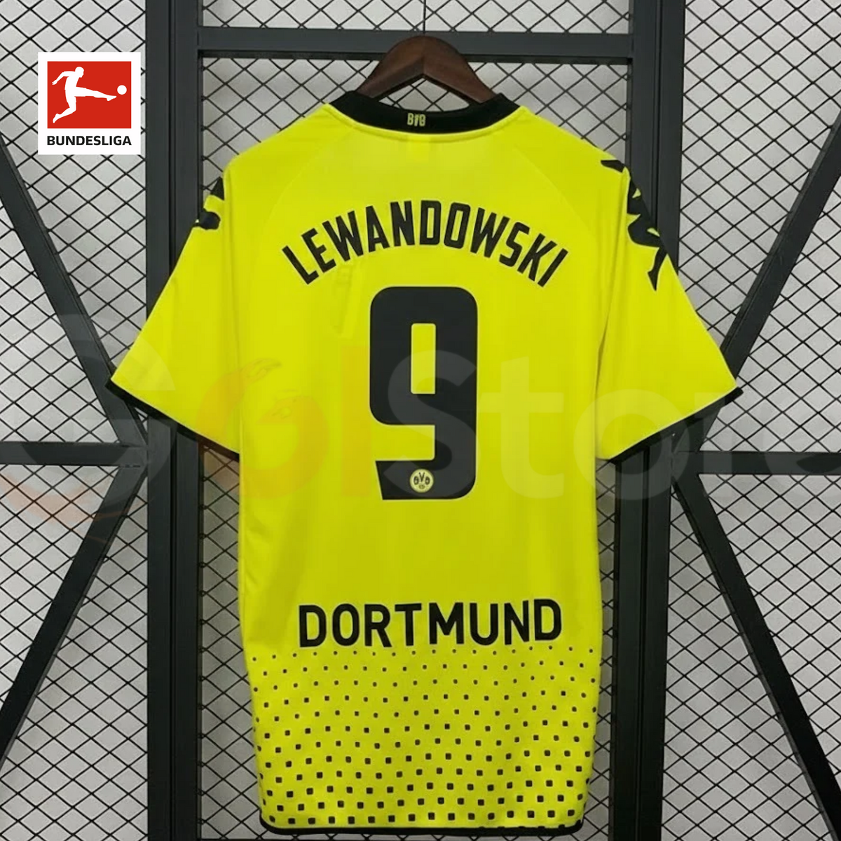 Borussia Dortmund 2011-2012 Retro Jersey – Lewandowski #9