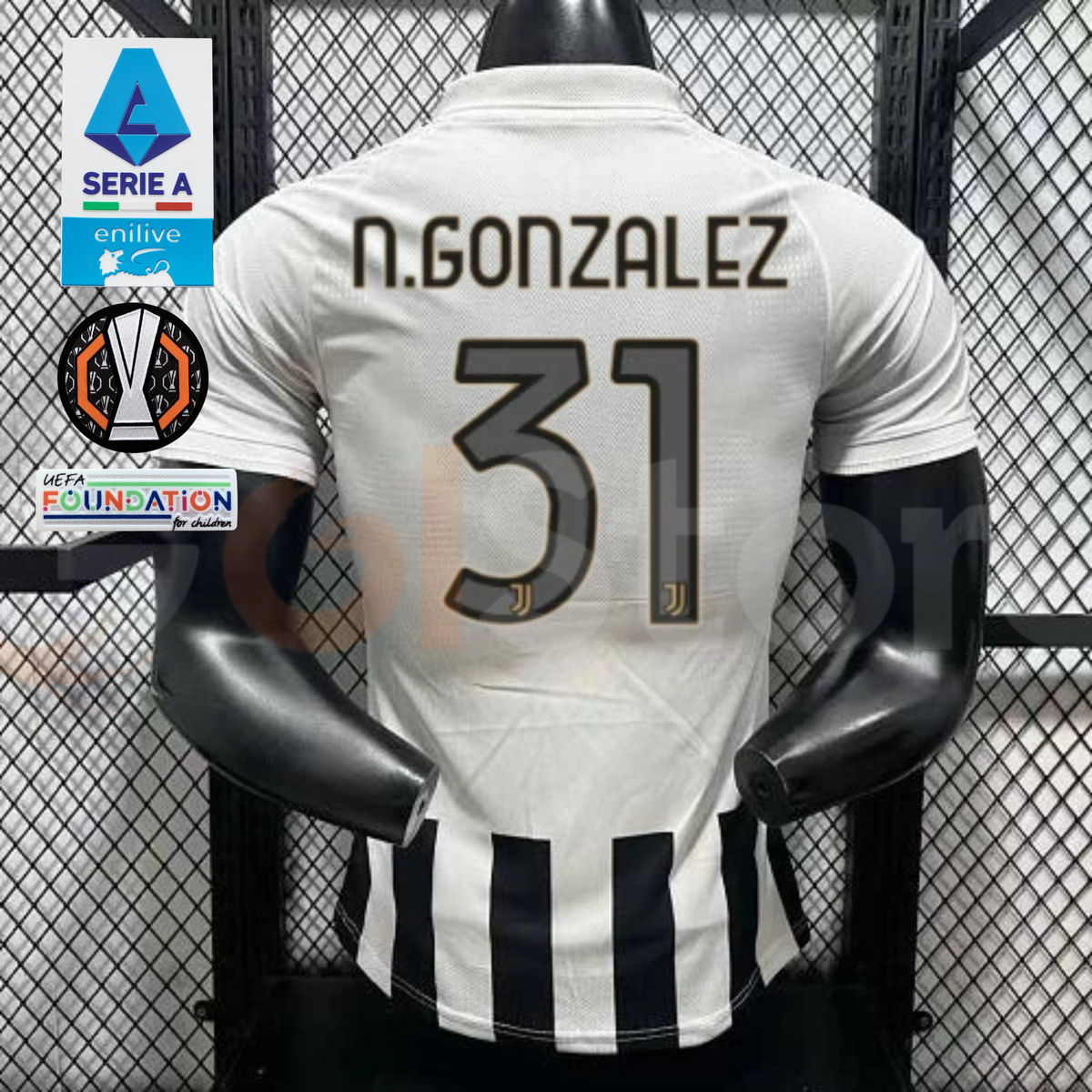 Juventus 2026-2027 Home Player Jersey – N. Gonzalez #31
