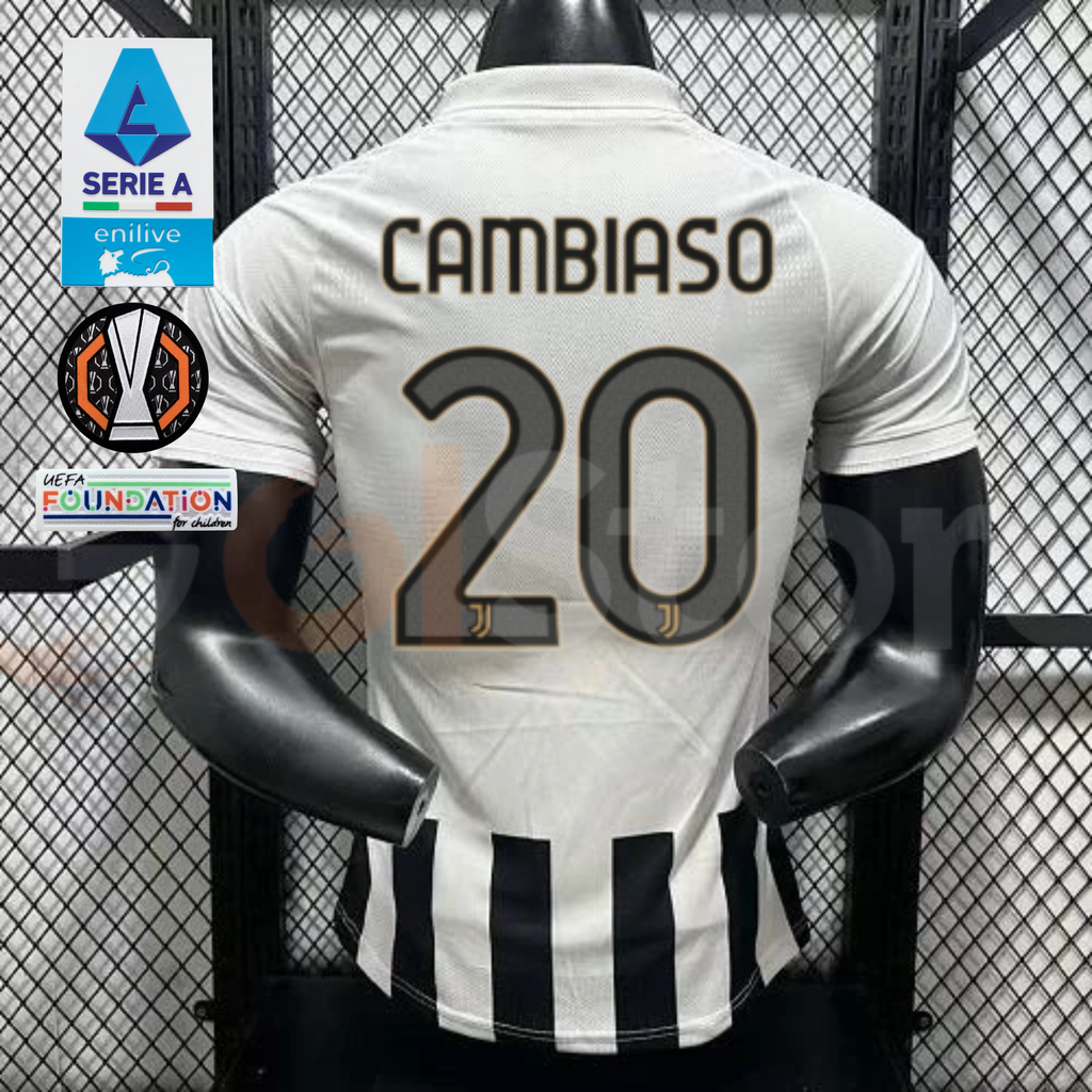 Juventus 2026-2027 Home Player Jersey – Cambiaso #20