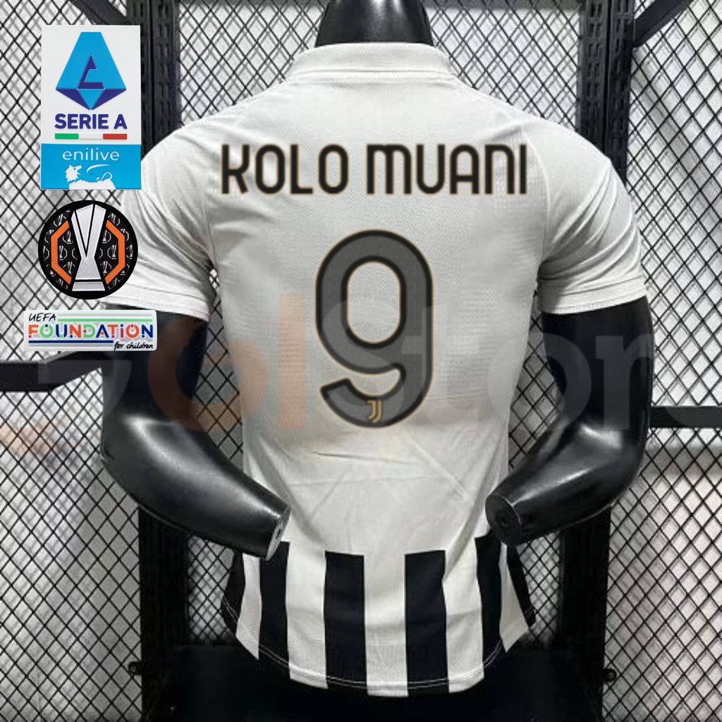 Juventus 2026-2027 Home Player Jersey – Kolo Muani #9