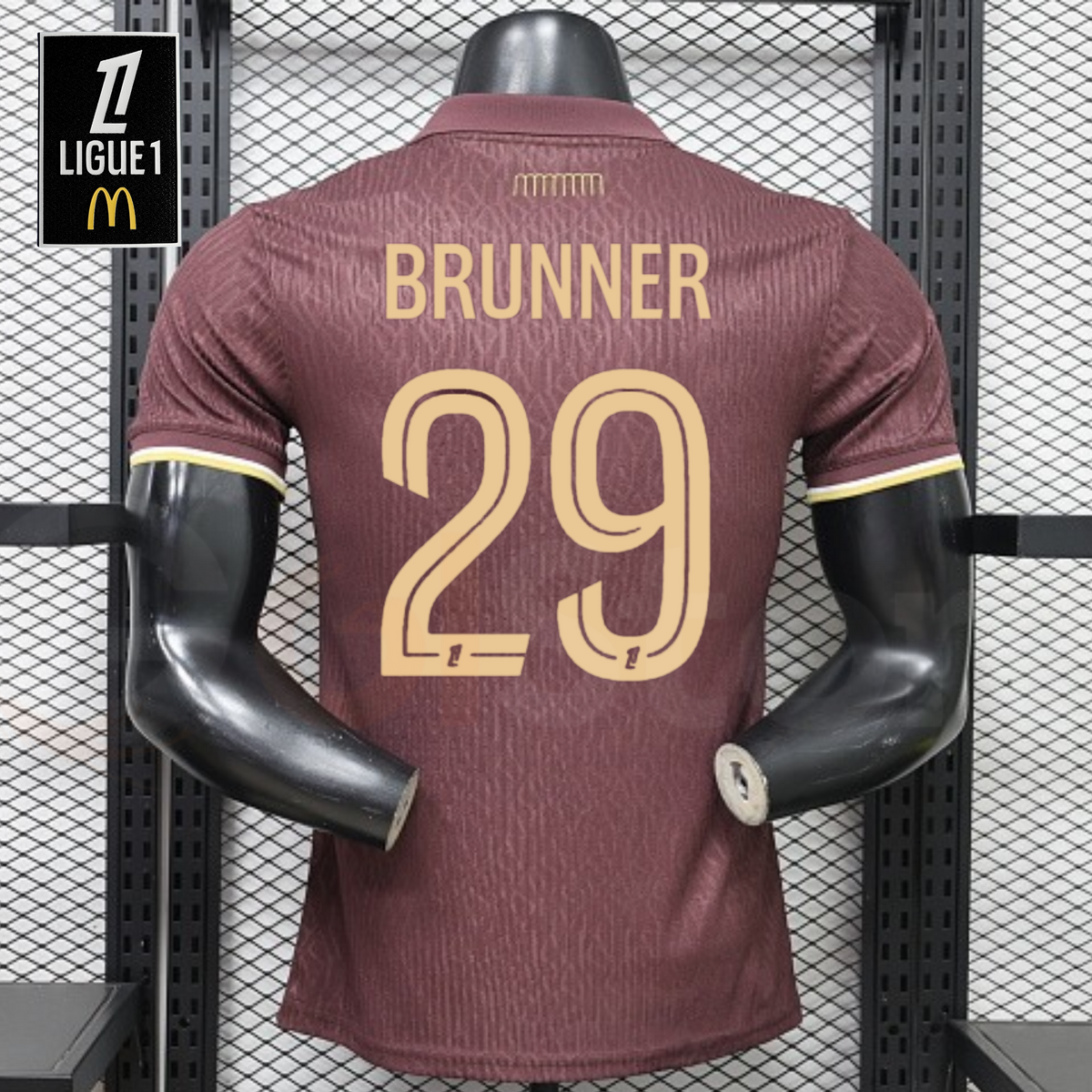 AS Monaco 2026-2027 Away Player Jersey – Brunner #29