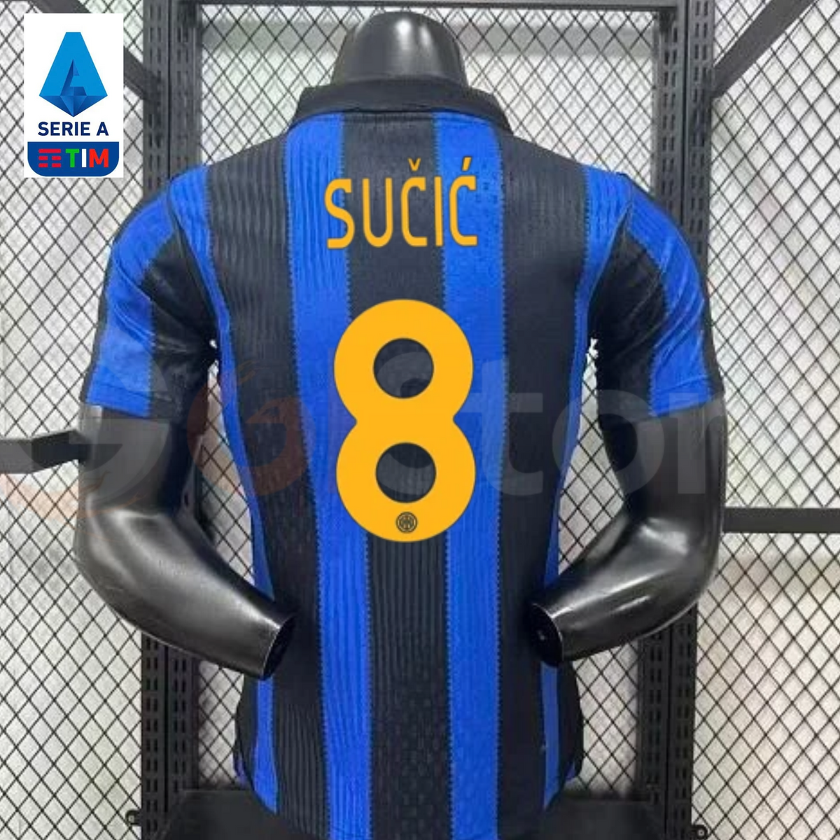 Inter 2026-27 Home Player Jersey Sucic #8 Serie A