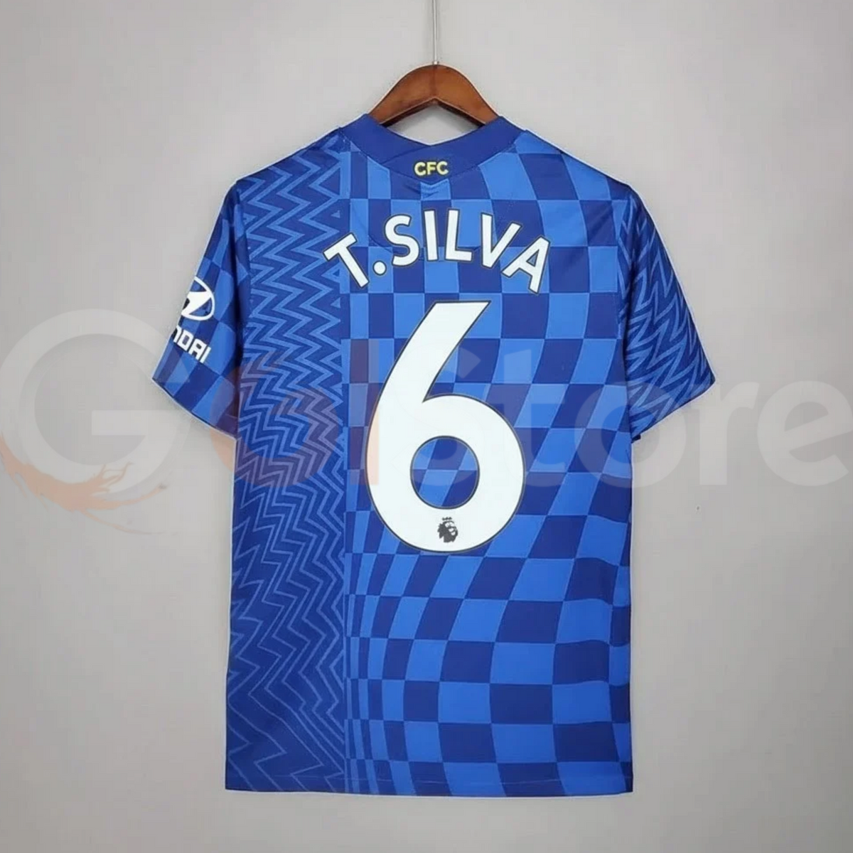 Chelsea FC 2021–2022 Retro Home Jersey – T. Silva #6