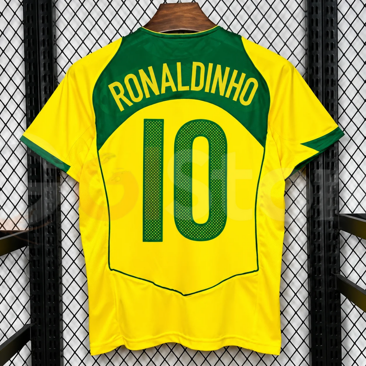 Brazil 2004 Retro Home Jersey – Ronaldinho #10