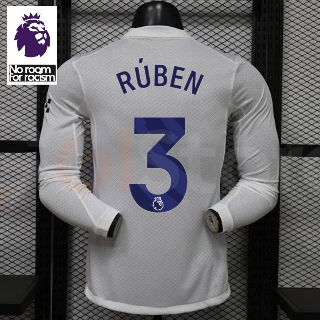Manchester City 2026–2027 Away Long-Sleeve Player Jersey – Ruben #3 Premier League