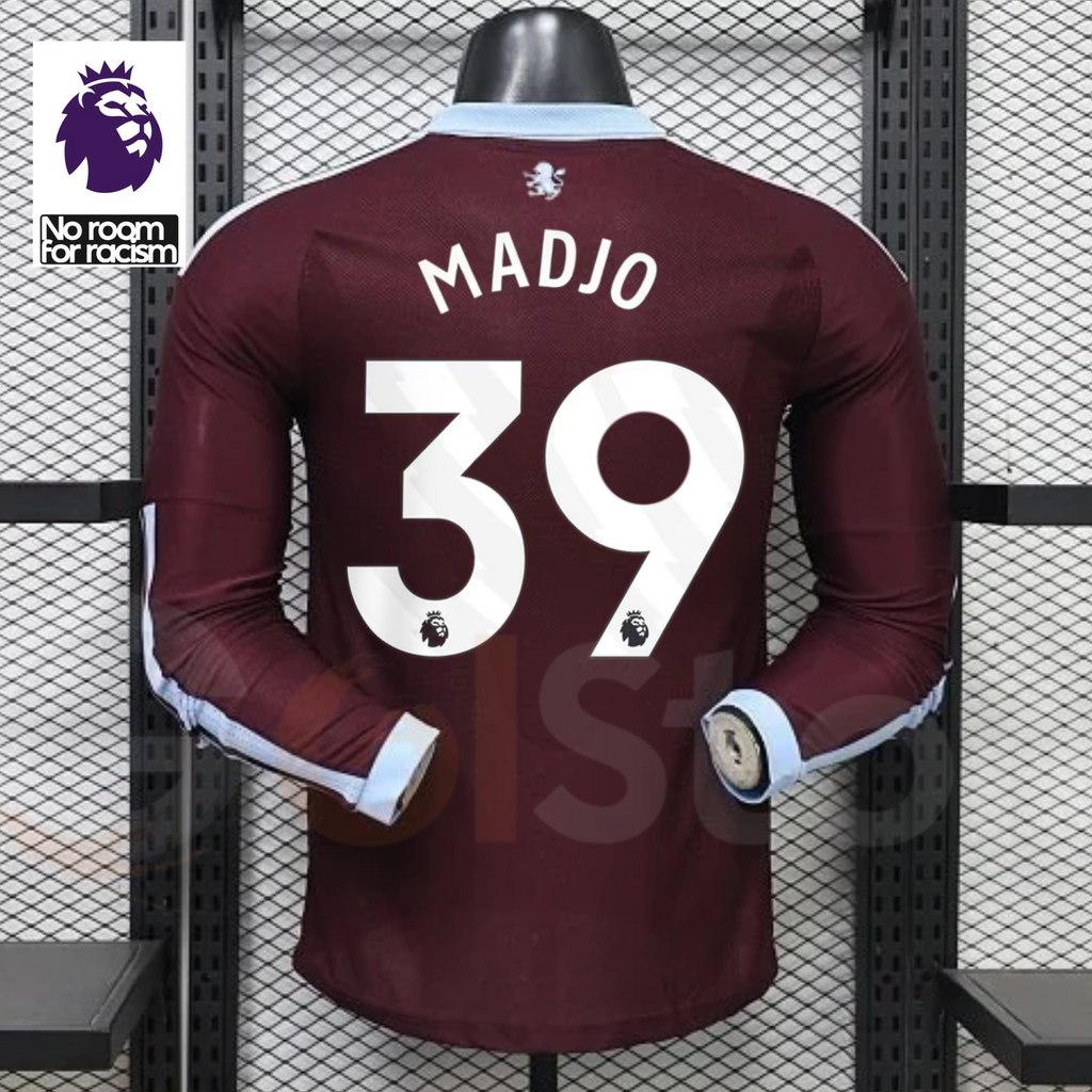 Aston Villa Home Long-Sleeve Player Jersey – Madjo #39