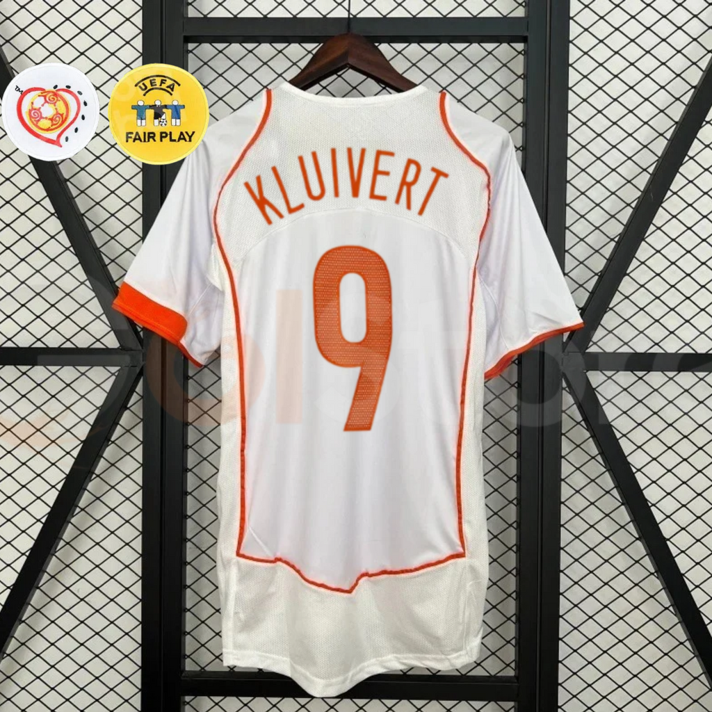 Netherlands 2004 Away Retro Jersey – Kluivert #9