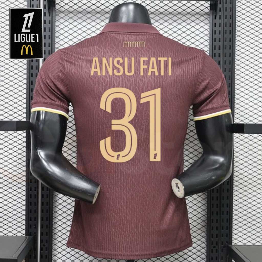 AS Monaco 2026-2027 Away Player Jersey – Ansu Fati #31