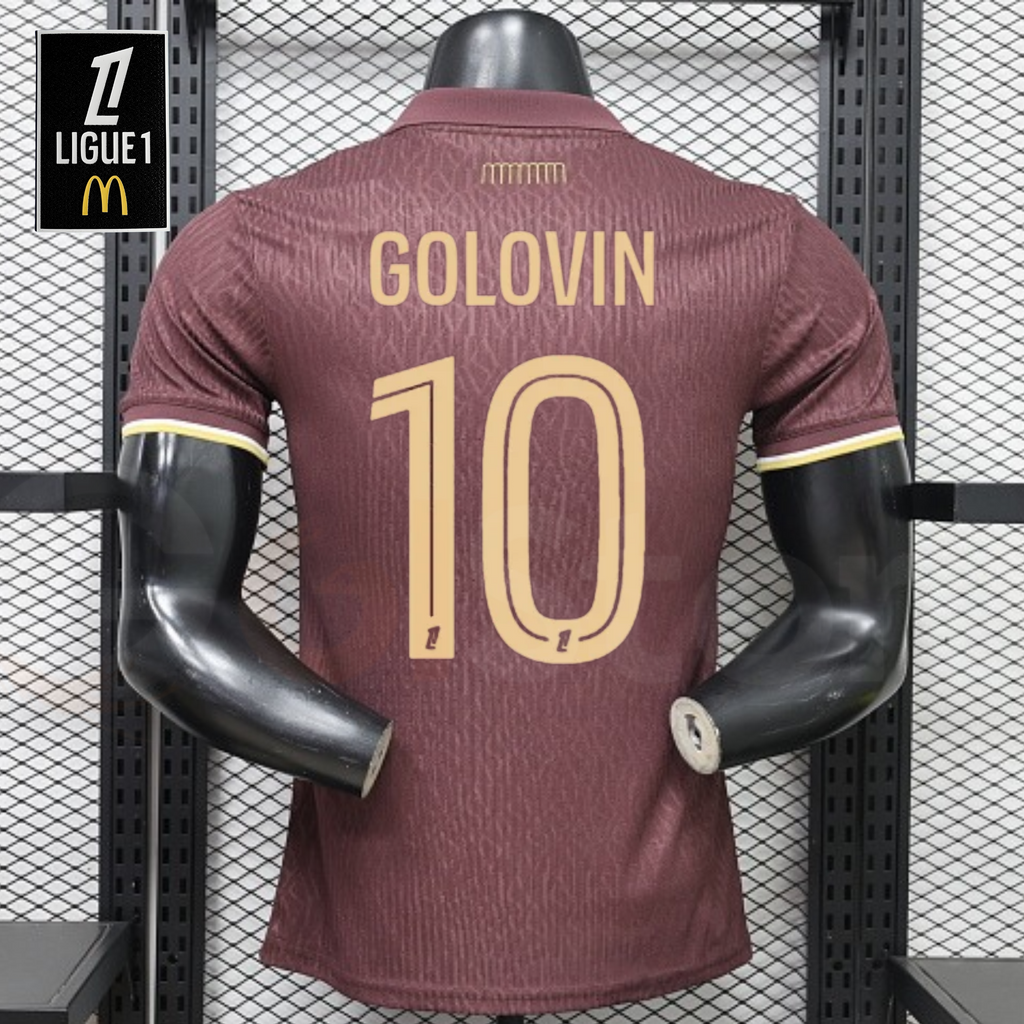AS Monaco 2026-2027 Away Player Jersey – Golovin #10