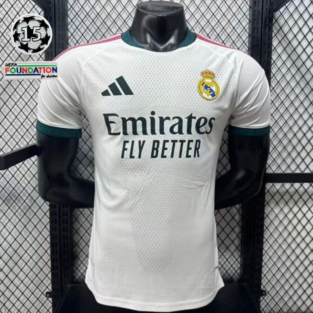 2026/27 Real Madrid Player Version Home White Jersey #10 Mbappe UCL Personalized