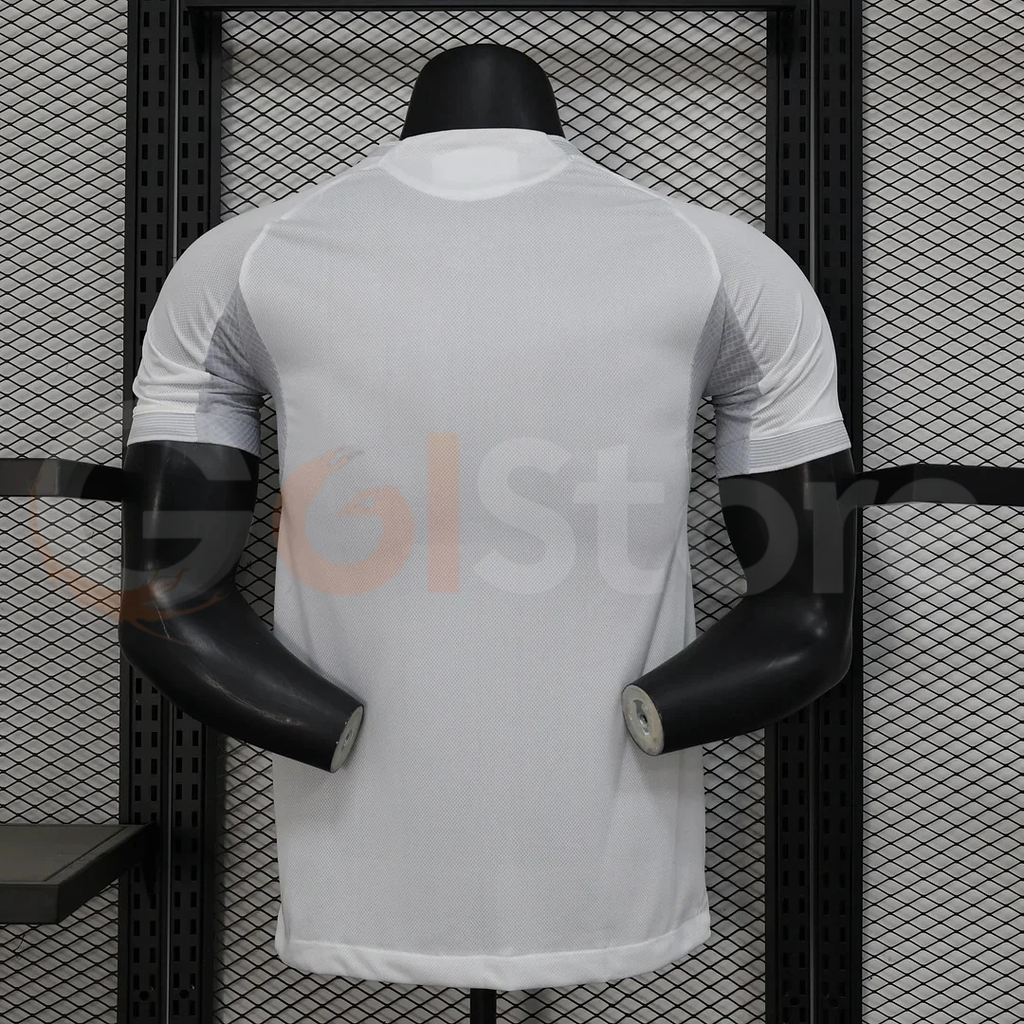 2025/26 Real Madrid Player Version Home White Jersey UCL Patch Personalized