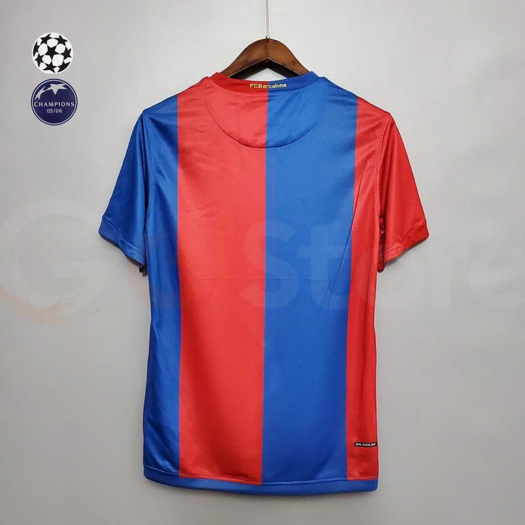 FC Barcelona 2006-07 Retro Home Jersey | Custom Name & Number | UCL