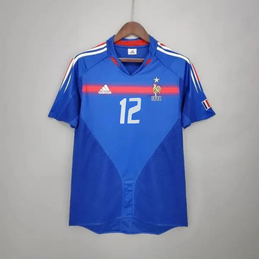 France 2004 Retro Home Jersey – Henry #12