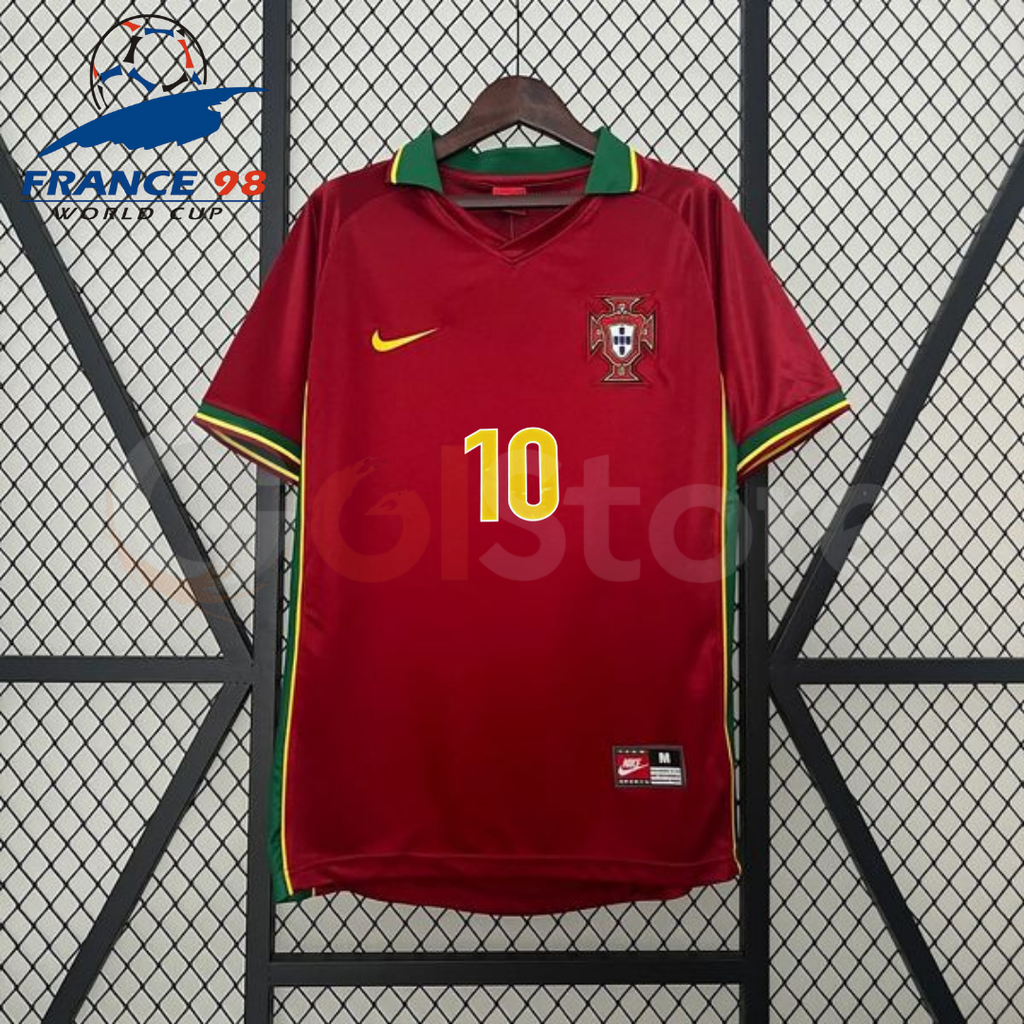 Portugal 1998 Retro Home Jersey – Rui Costa #10