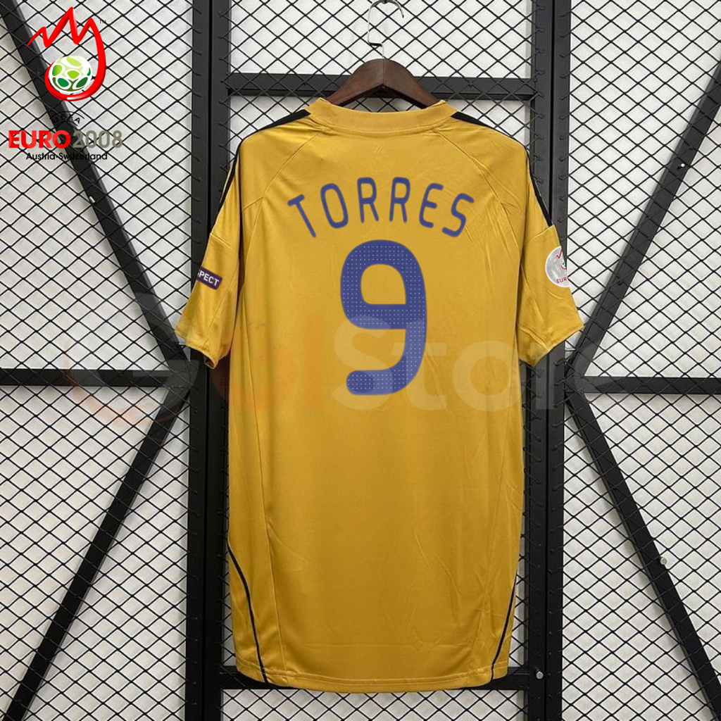 Spain 2008 Retro Away Jersey – Torres #9