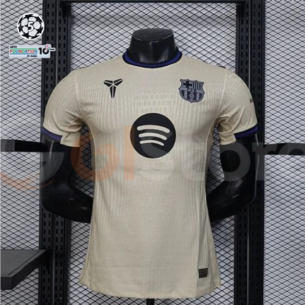 FC Barcelona 2025-26 Away Professional Jersey | #9 Robert Lewandowski | UCL