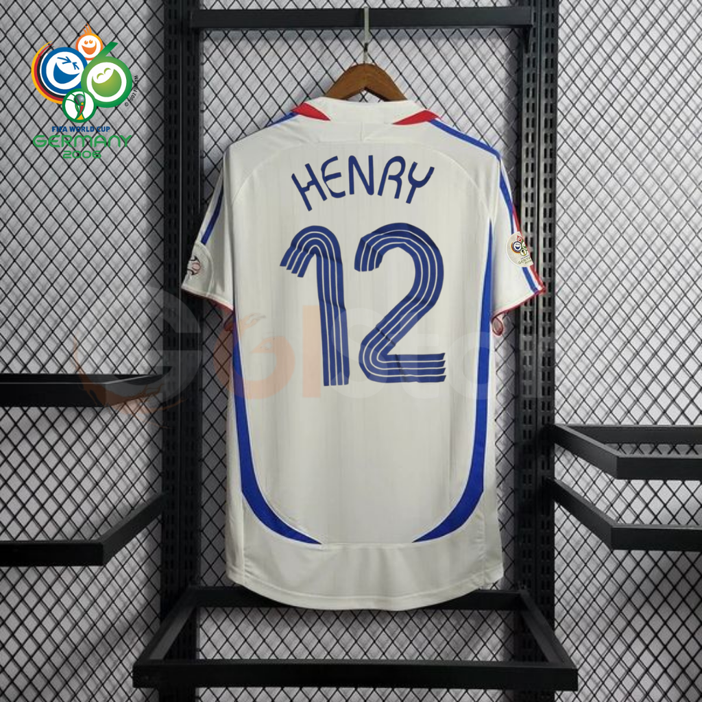 France 2006 Retro Away Jersey – Henry #12