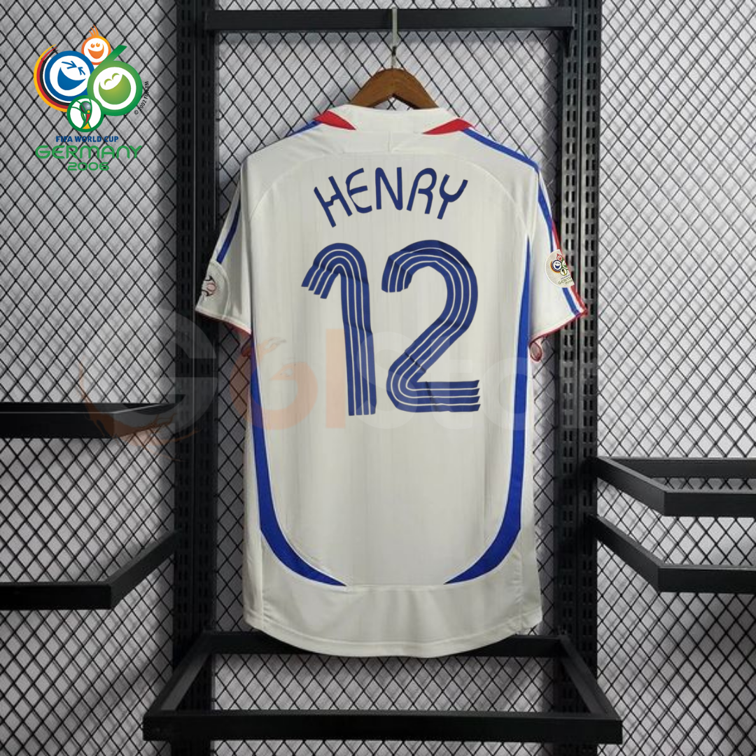France 2006 Retro Away Jersey – Henry #12