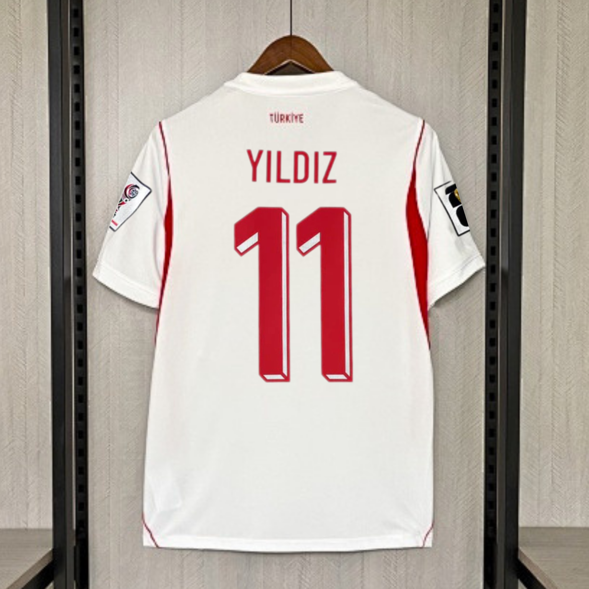 No. 11 Yıldız Turkey Jersey – Turkey National Football Team Commemorative, Short Sleeve - Customizable