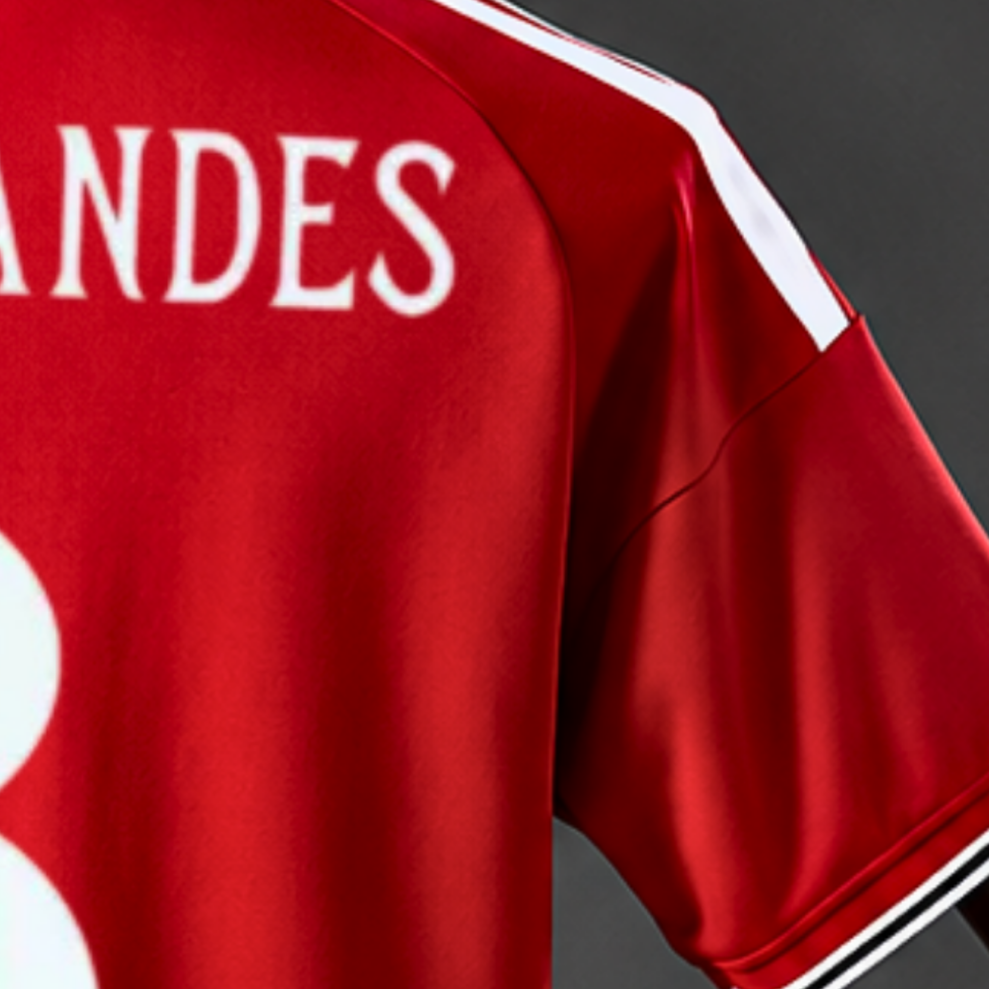 Manchester United B. Fernandes No. 8 26/27 Home Football Jersey – Champions Edition Short Sleeve Unisex Shirt S–3XL