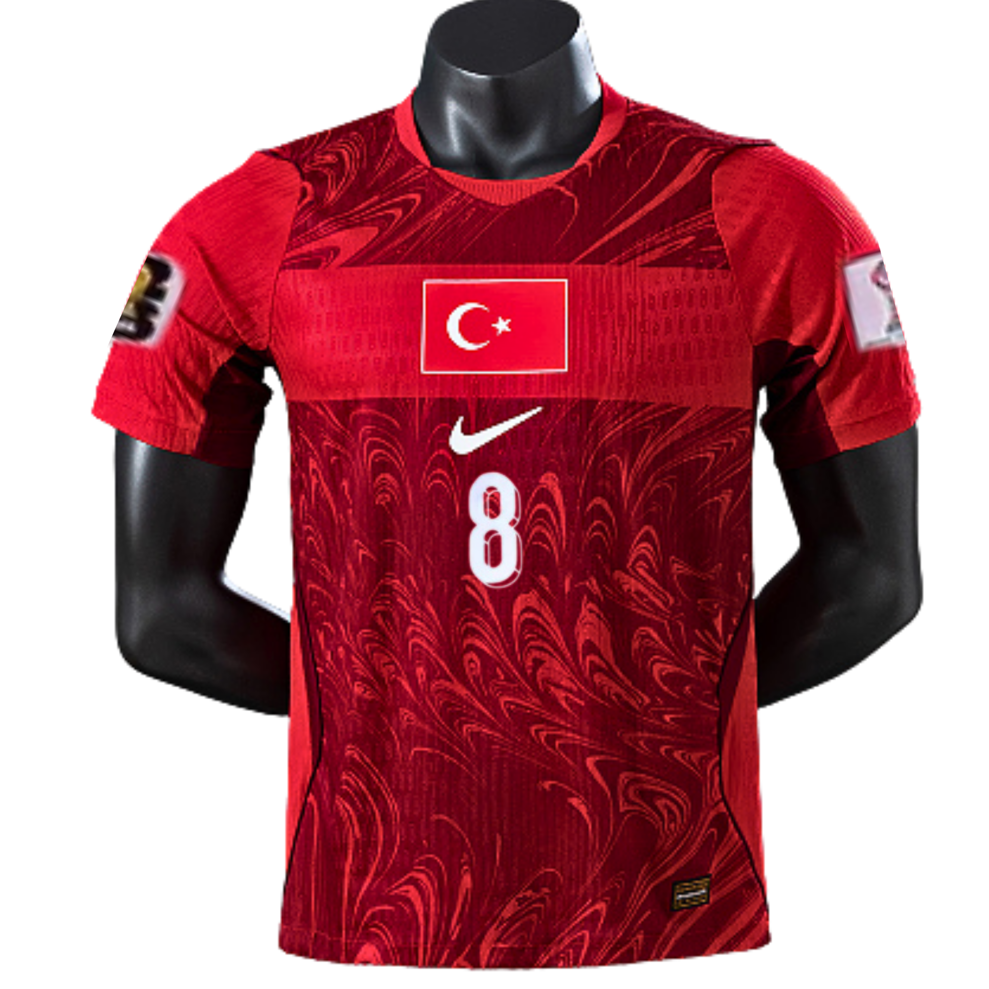 Arda Güler No.8 Turkey 2026 World Cup Home Jersey – Short Sleeve Unisex Football Shirt S–3XL
