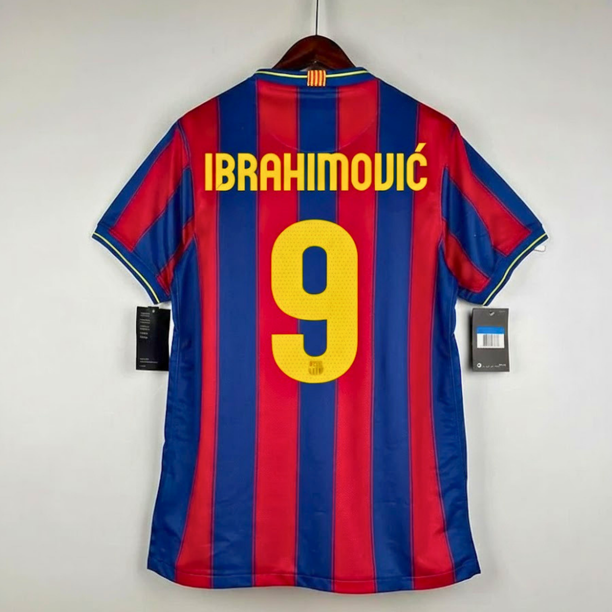 FC Barcelona 2009-10 Retro Home Jersey | #9 Zlatan Ibrahimović | La Liga & UCL