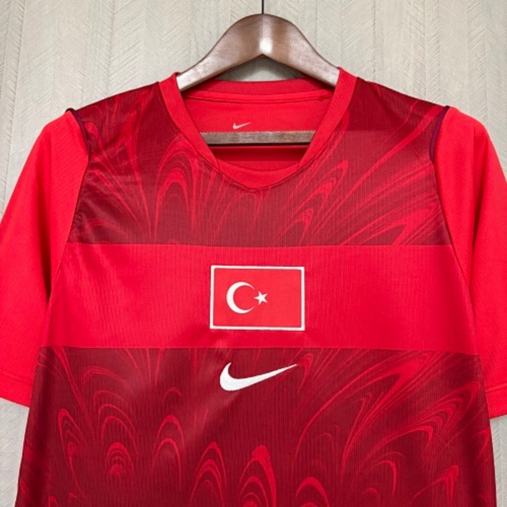 Turkey Red Football Jersey – Custom Name & Number – Arda Güler, Çalhanoğlu, Kerem Aktürkoğlu Options – Personalized Soccer Shirt
