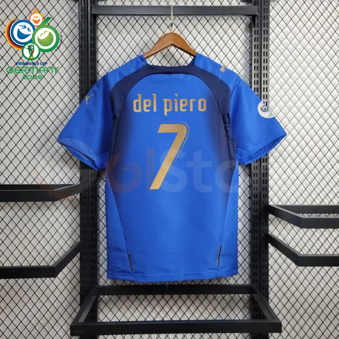 Italy 2006 Retro Home Jersey – Del Piero #7