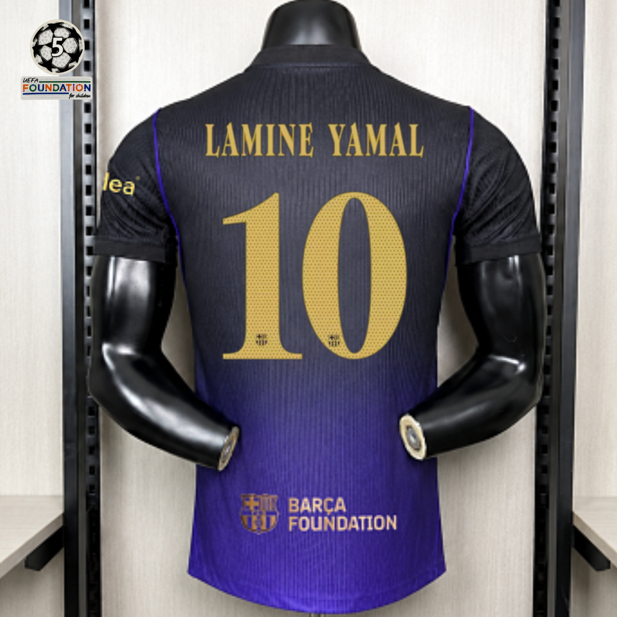 FC Barcelona 2026-27 Away Player Version Jersey | Lamine Yamal #10 or Custom Name & Number | UCL Patch | S–3XL