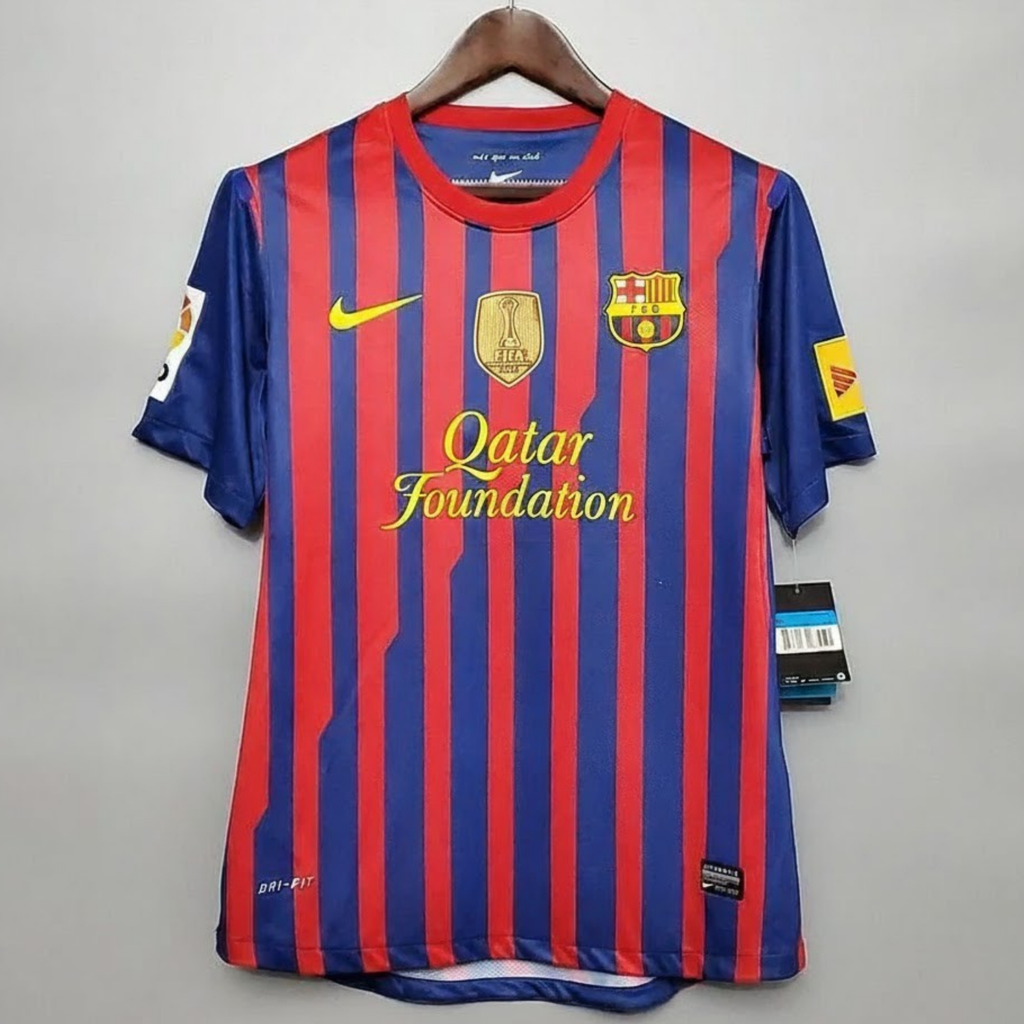 FC Barcelona 2011-12 Retro Home Jersey | #10 Lionel Messi | La Liga