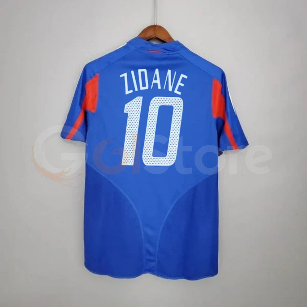 France 2004 Retro Home Jersey – Zidane #10