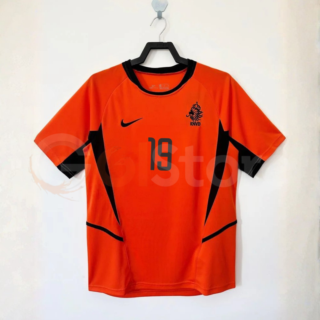 Netherlands 2002 Home Retro Jersey – Robben #19