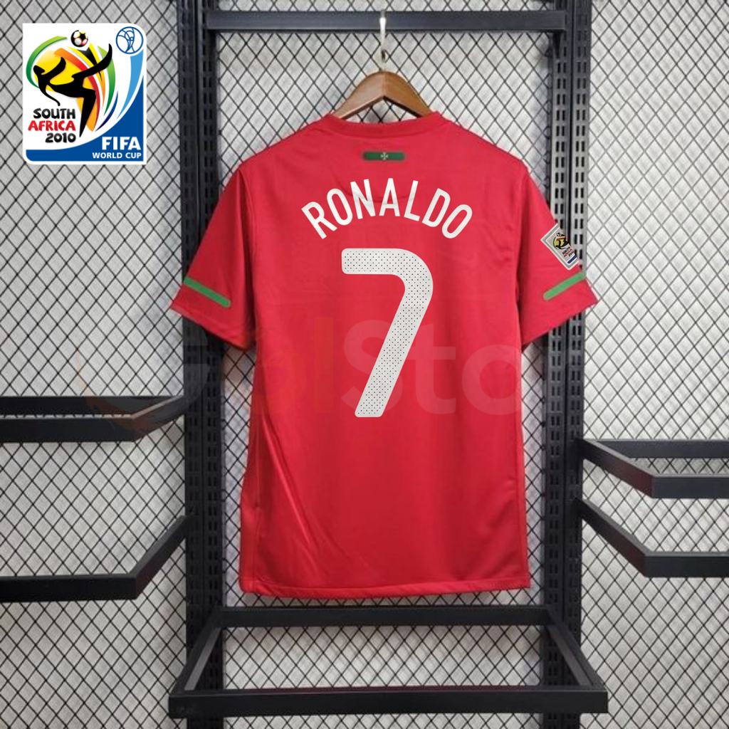 Portugal 2010 Retro Home Jersey – Ronaldo #7
