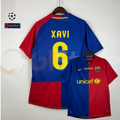FC Barcelona 2008-09 UCL Final Retro Home Jersey | #6 Xavi Hernández | UCL