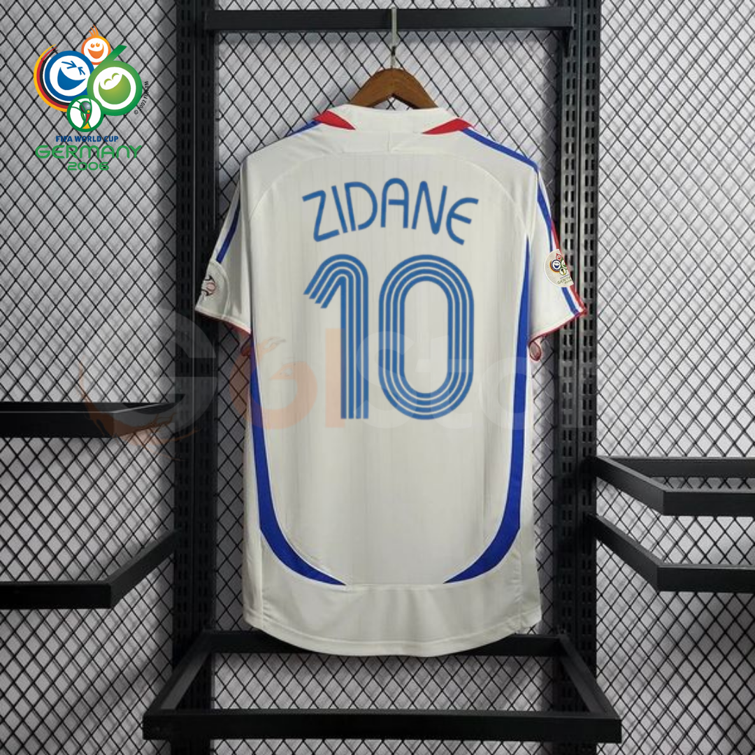 France 2006 Retro Away Jersey – Zidane #10