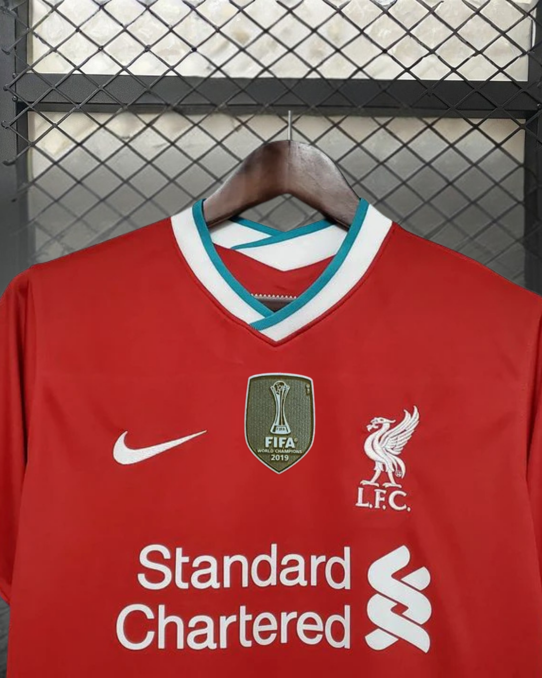 2020-2021 Liverpool Retro Red Home Short Sleeve Jersey Personalized PL UCL Patch