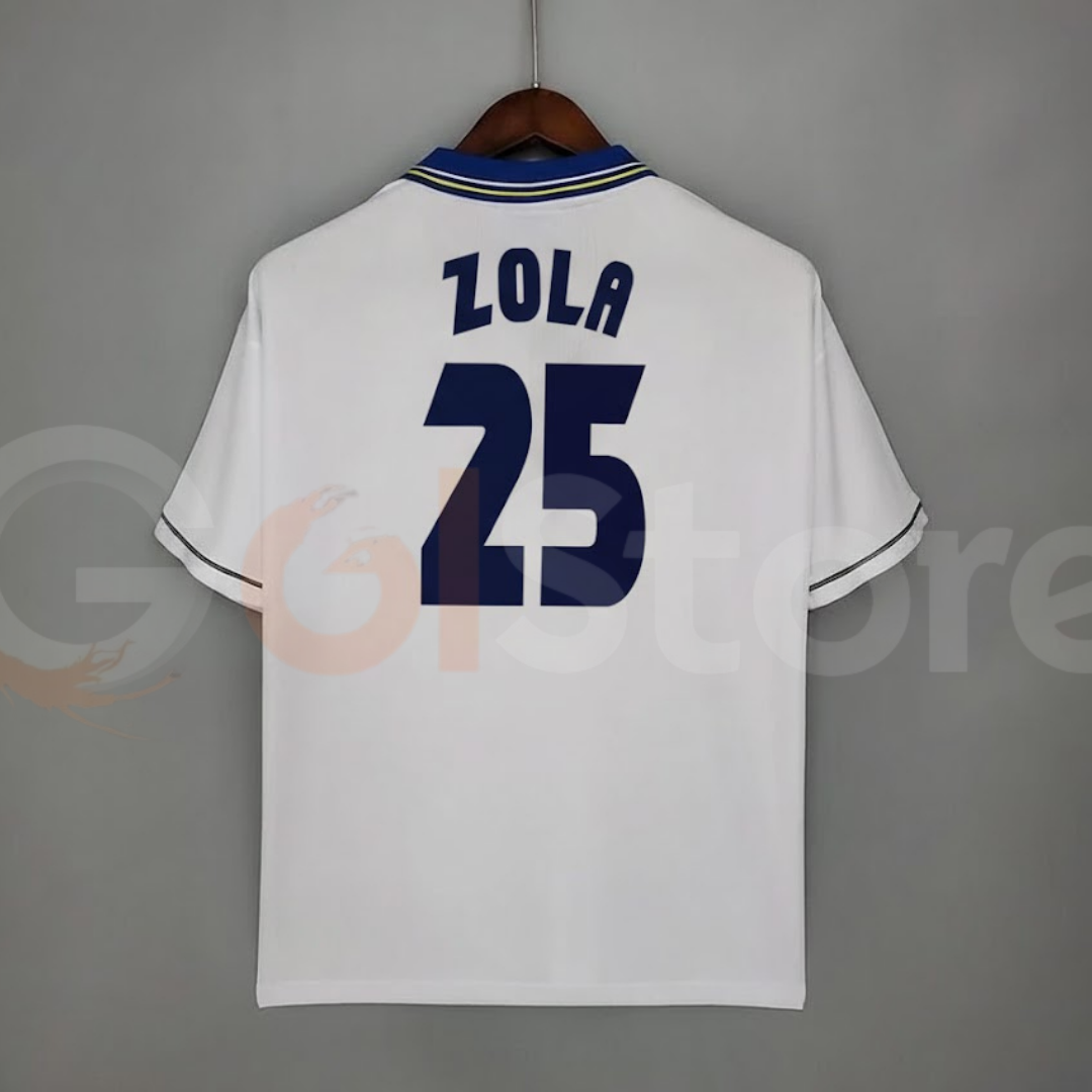 Chelsea FC 1998-2000 Retro Away Short Sleeve Jersey #25 Zola Personalized Rare Collector