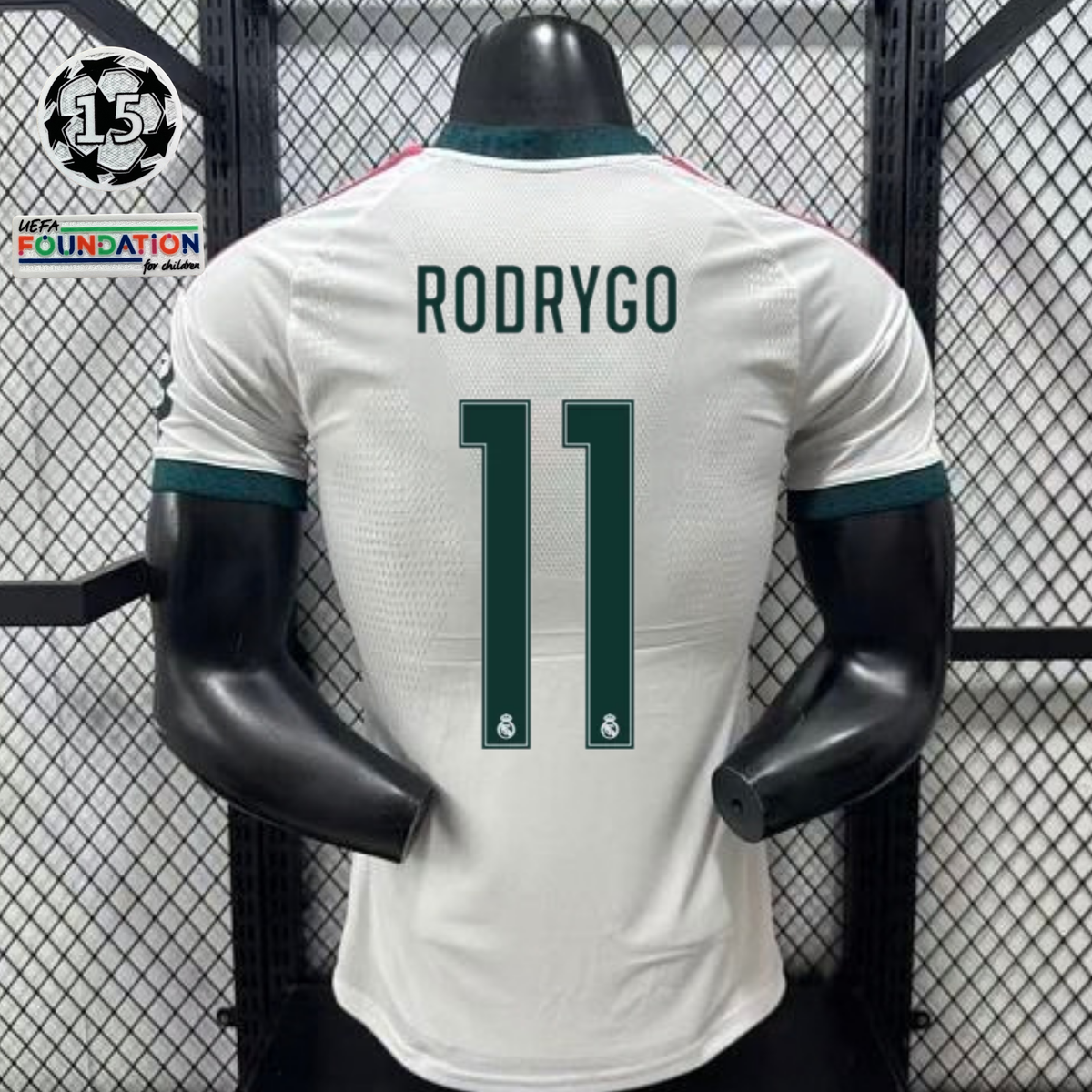 2026/27 Real Madrid Player Version Home White Jersey #11 Rodrygo UCL Personalized