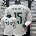 2026/27 Real Madrid Player Version Home Long Sleeve White Jersey #15 Arda Guler Personalized