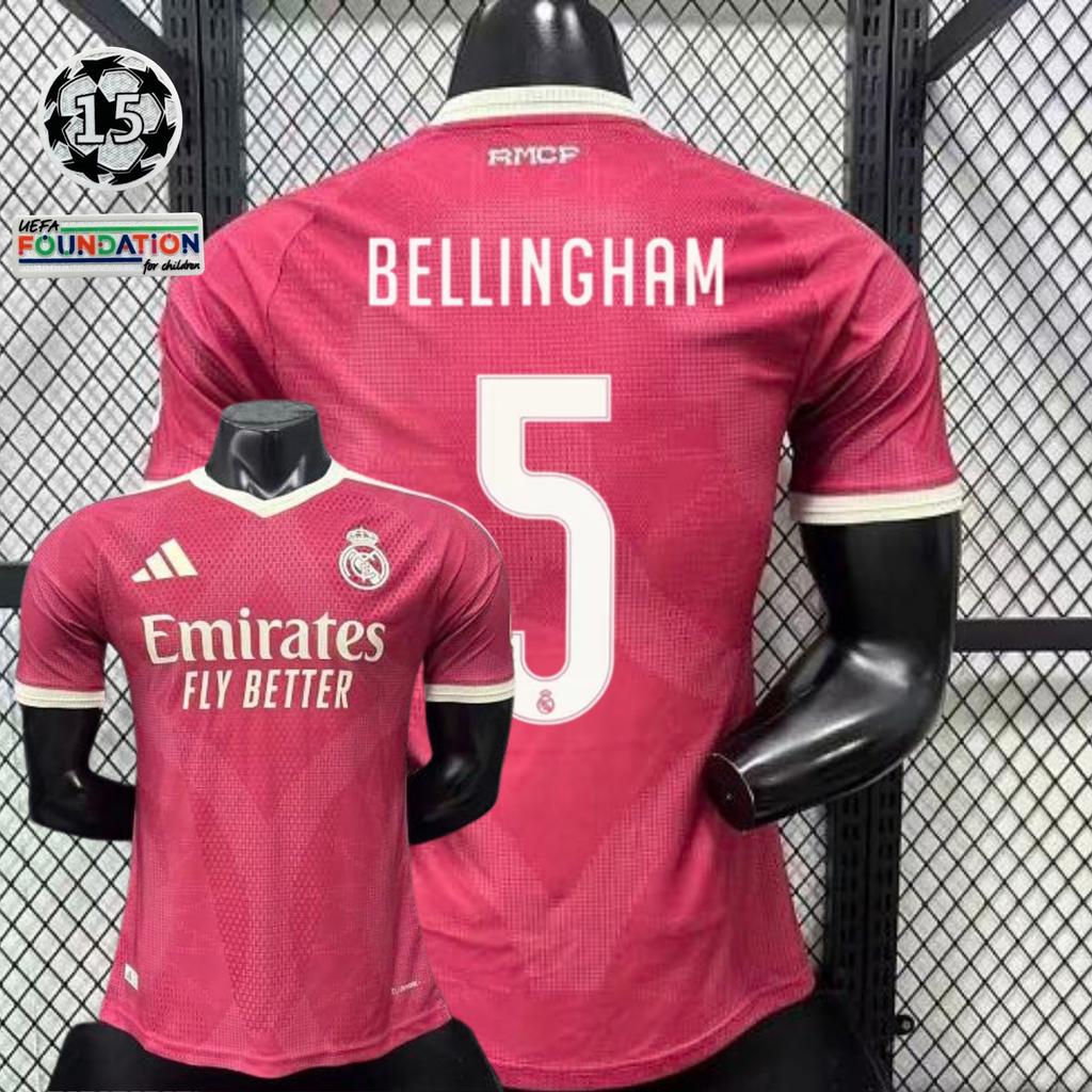 2026/27 Real Madrid Player Version Third Jersey #5 Bellingham UCL Personalized