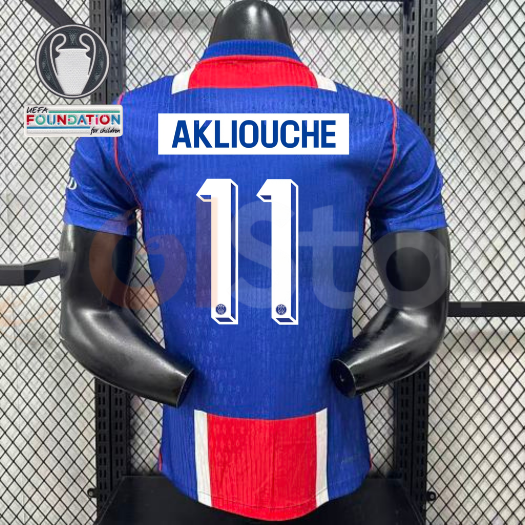 PSG 2026–2027 Home Jersey – Akliouche #11