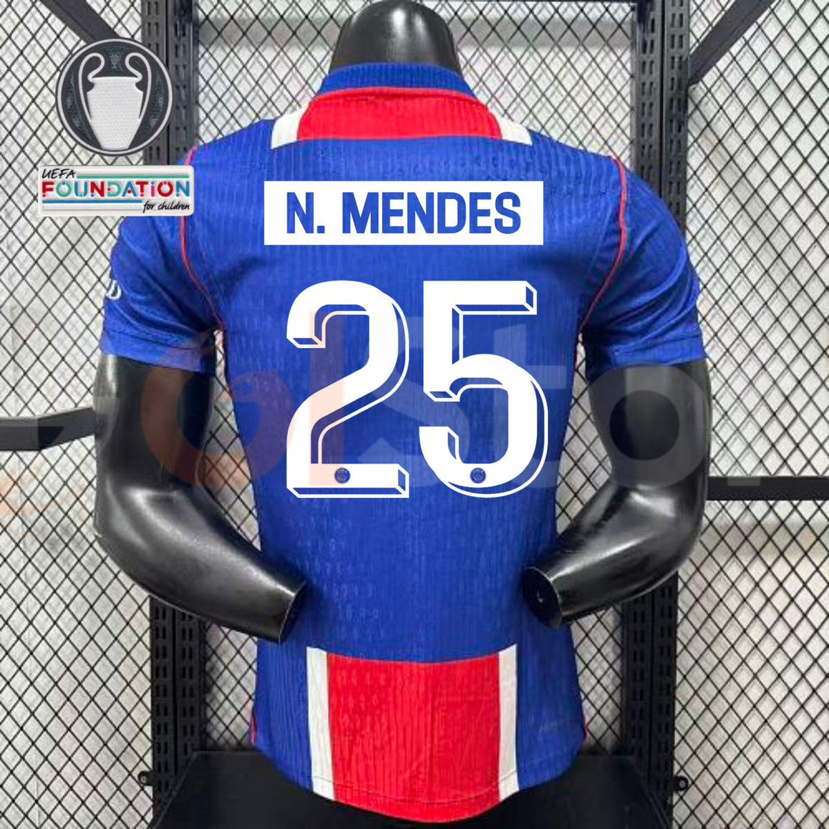 PSG 2026–2027 Home Jersey – N. Mendes #25