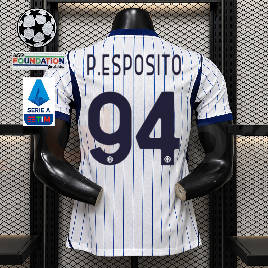 Inter Milan 2026–2027 Away Player Jersey – P. Esposito #94