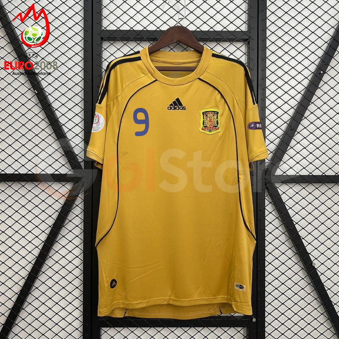 Spain 2008 Retro Away Jersey – Torres #9