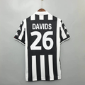 Juventus 1999-2000 Retro Home Short Sleeve Jersey #26 Davids Personalized Rare Collector