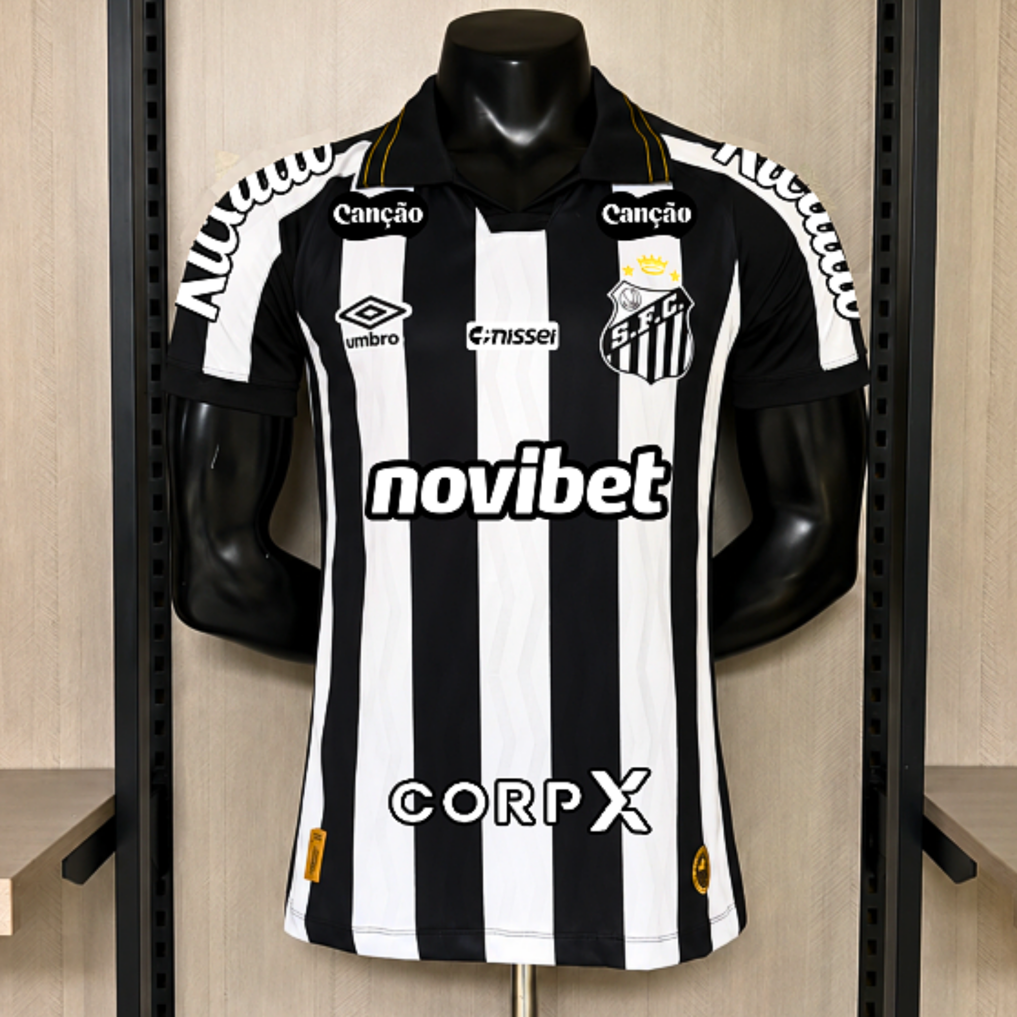 2026/27 Player Version Santos FC Away Full Sponsor Jersey – Custom Name & Number Football Shirt S–2XL