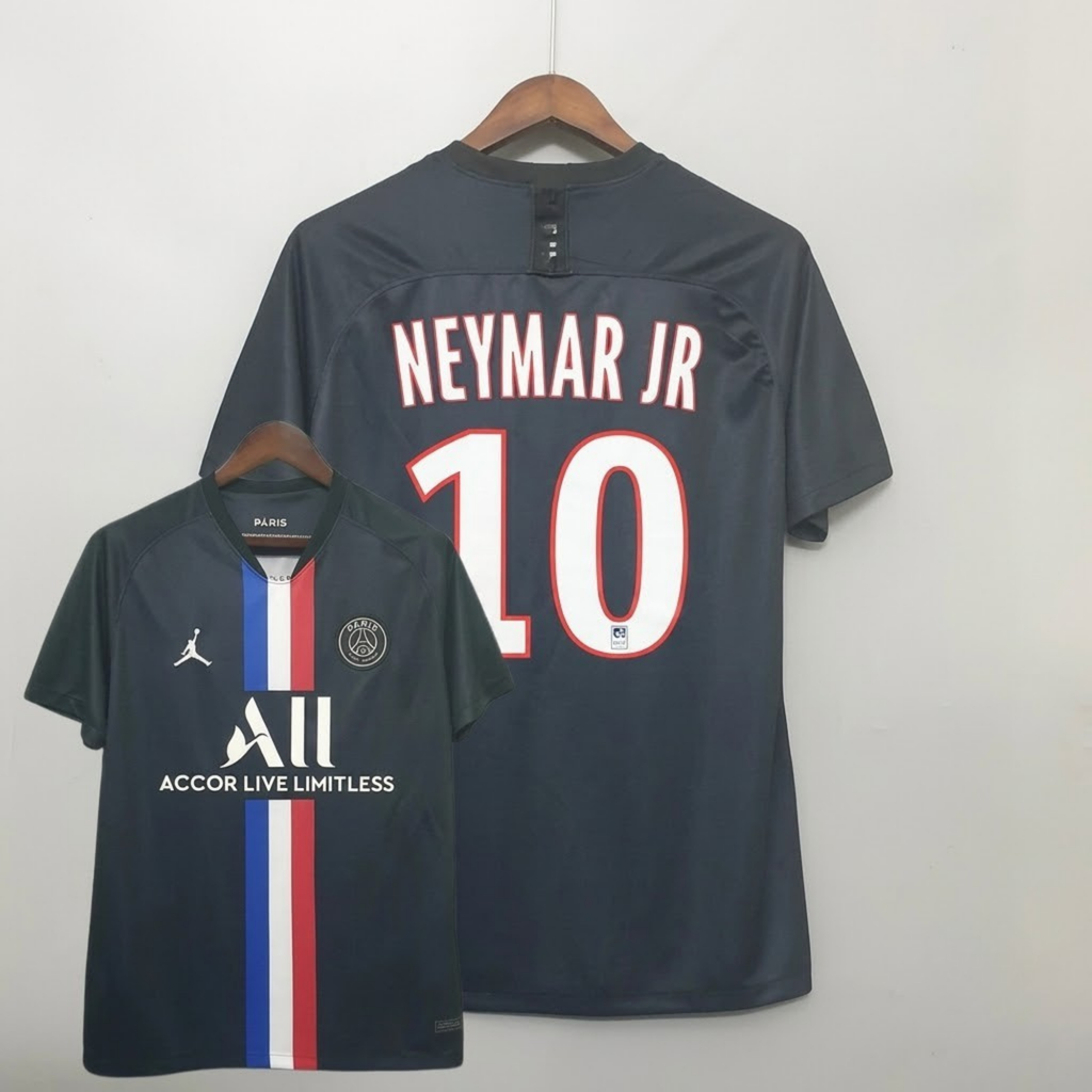 Paris Saint-Germain 2019/20 Retro Fourth Away No.10 Neymar Jersey – PSG Short Sleeve Football Shirt S–2XL