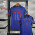 Netherlands 2022 Away Jersey Memphis #10