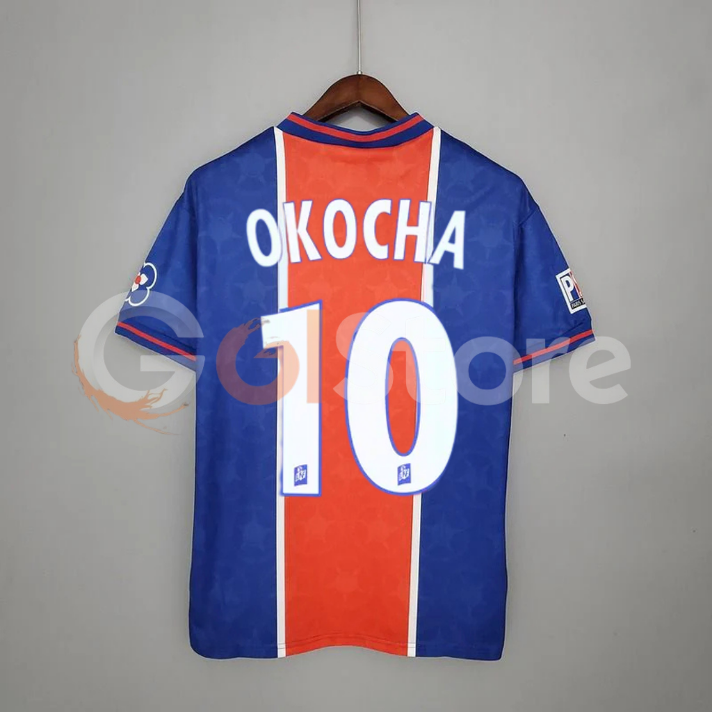 PSG 1995-96 Home Retro Jersey Okocha #10