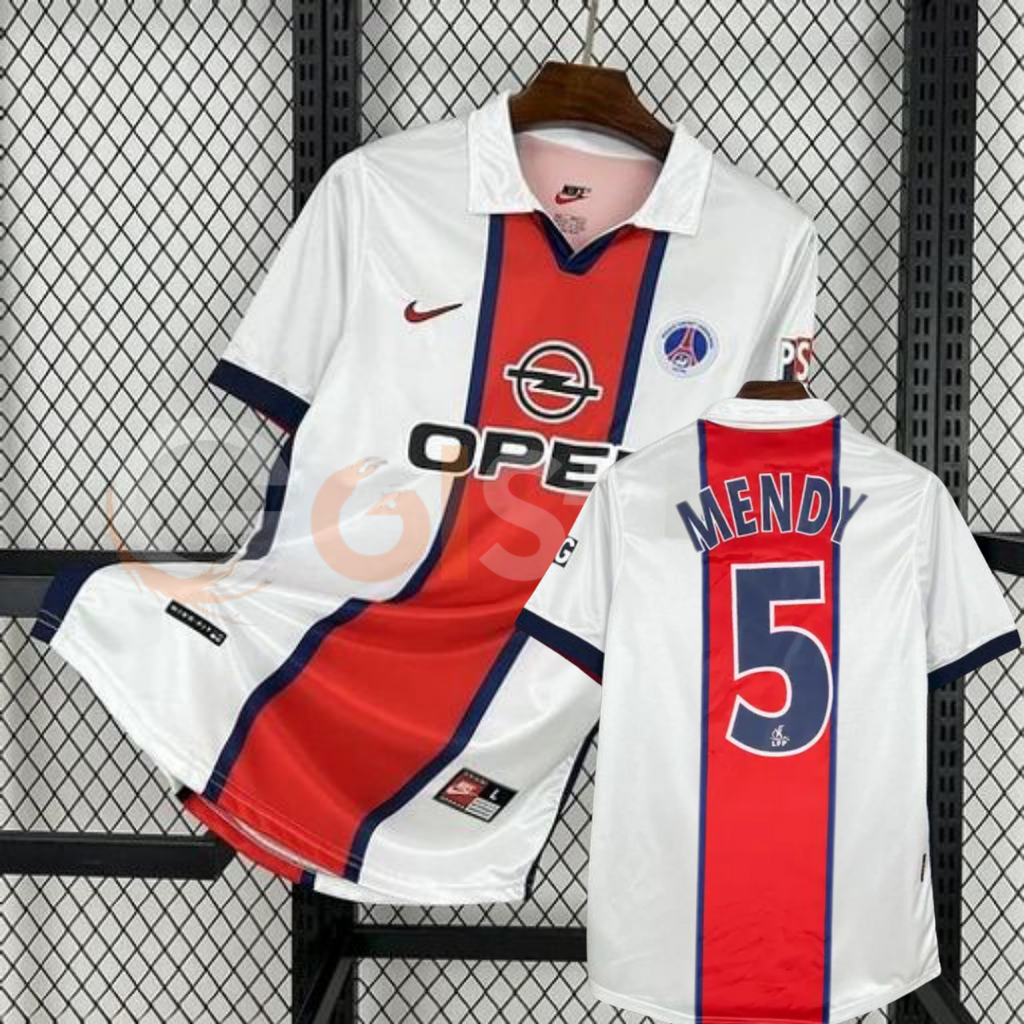 Paris Saint-Germain 1998-1999 Retro Away Short Sleeve Jersey #5 Medny Personalized Rare Collector